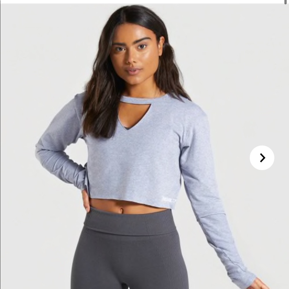 GYMSHARK Power Down Crop Top !!NWT!!